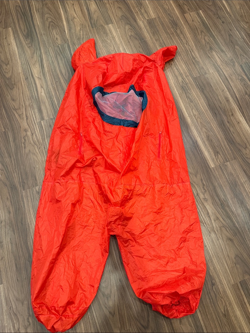 Among Us Red Costume Onesie with Ear Details OS